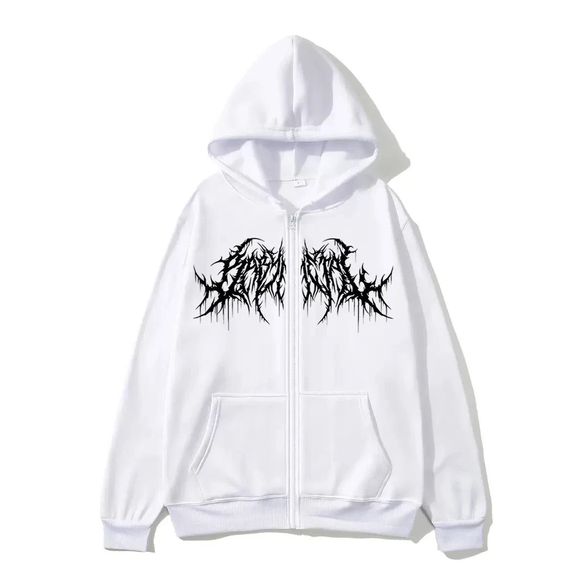 Y2K Zip-Up hoodie, men, clothes with graphic prints, hip hop style,
