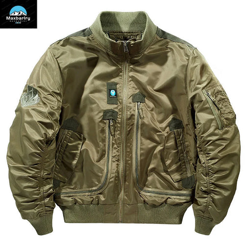 Ma-1 MA-1 Functional Bomber Jacket Men's Autumn 2024 Retro Oversized