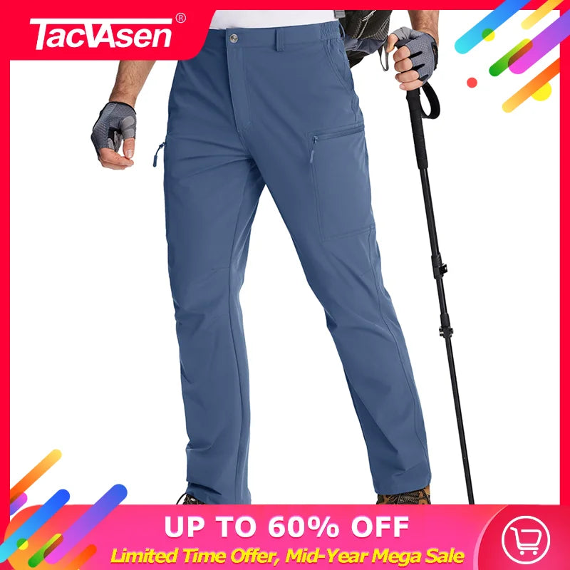 TACVASEN Lightweight Hiking Pants Mens Quick Dry Cargo Work Pants