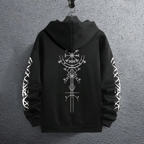 2025 Brand New Black Sweatshirts Autumn Winter Male Daily Casual