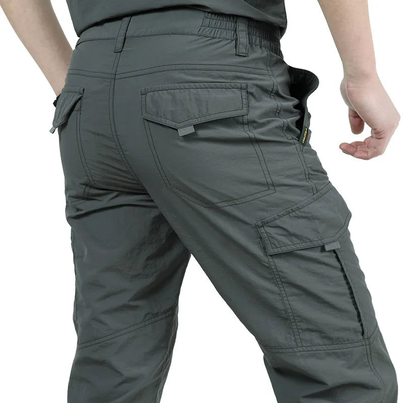 Summer Casual Lightweight Army Military Long Trousers Male Waterproof