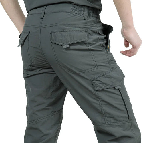 Summer Casual Lightweight Army Military Long Trousers Male Waterproof