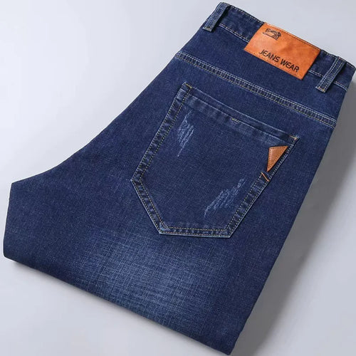 New Men Light Luxury Stretch Slim Fit Pants Comfortable Soft Business