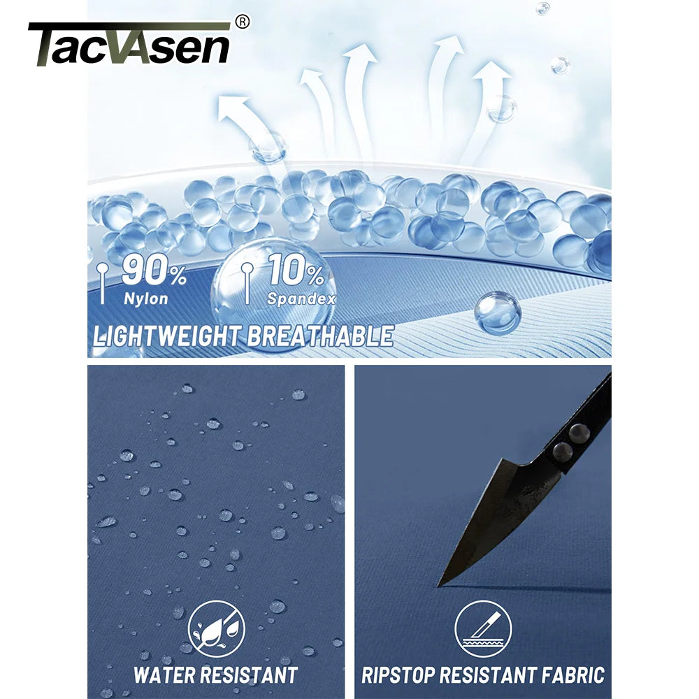 TACVASEN Lightweight Hiking Pants Mens Quick Dry Cargo Work Pants