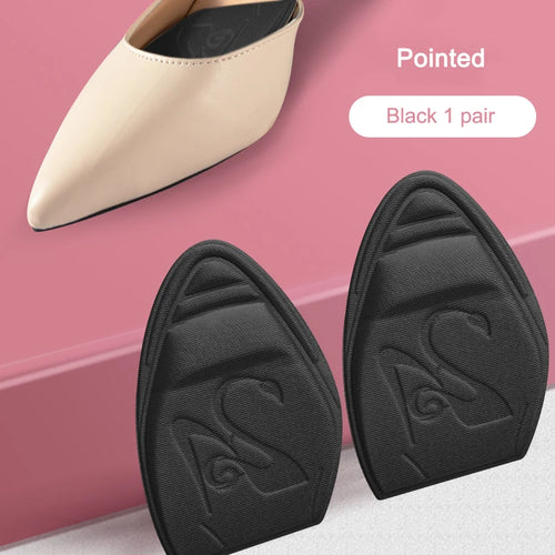 Forefoot Pad Non-slip Sole Toe Plug Cushion Half Insoles for Shoes