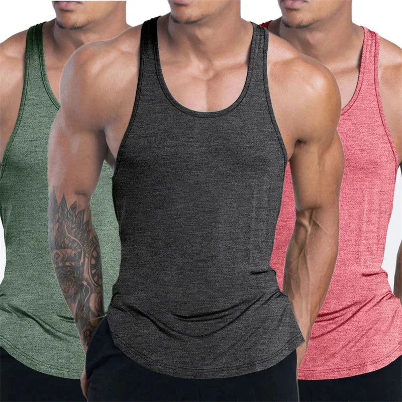 NEW Men's Fitness Tank Top Summer Training Undershirt men Basketball