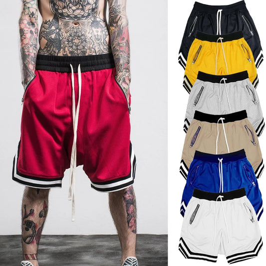 Men's Sports Basketball Shorts Mesh Quick Dry Gym Shorts for Summer