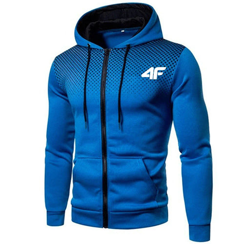 Men's Tracksuit Hooded Casual Hot Sale Single Piece Zipper Sweatshirt
