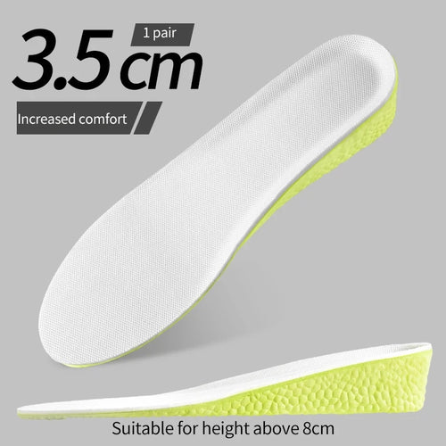 1Pair Sports Shock Absorption Insole for Feet Height Increase
