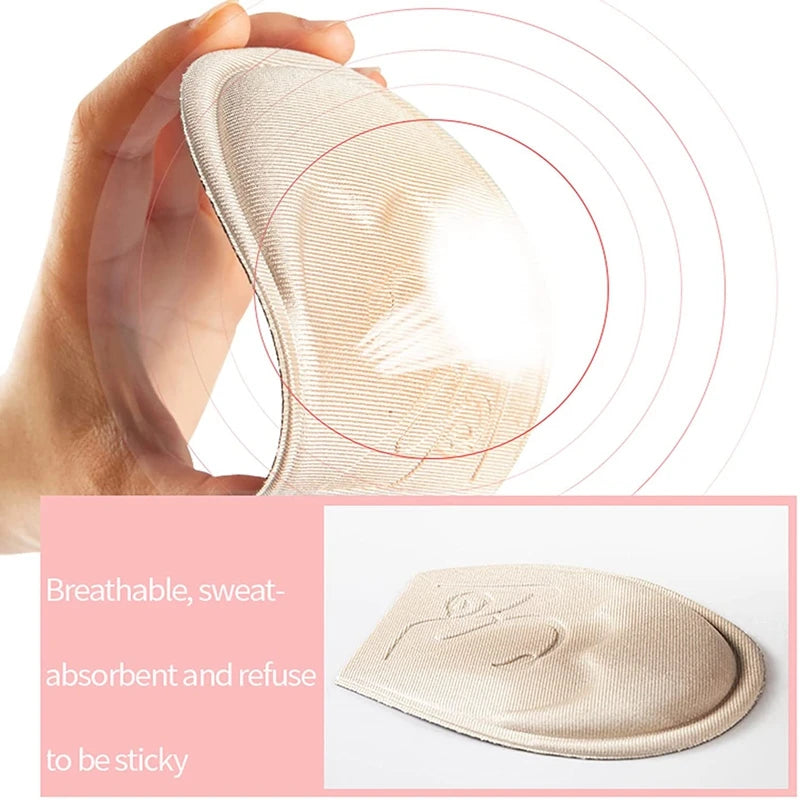 Forefoot Pad Non-slip Sole Toe Plug Cushion Half Insoles for Shoes