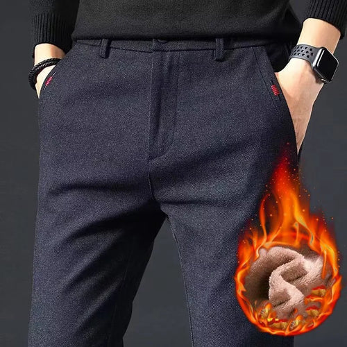 Men's Straight Leg Long Daily Pants Casual Straight Slim Fit Narrow