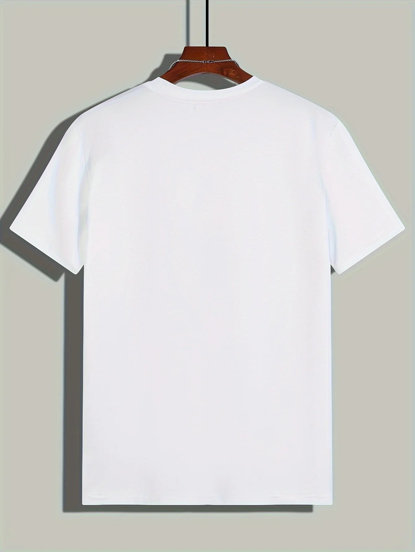 Men's 100% cotton summer loose size Creative Graphic printed slim fit