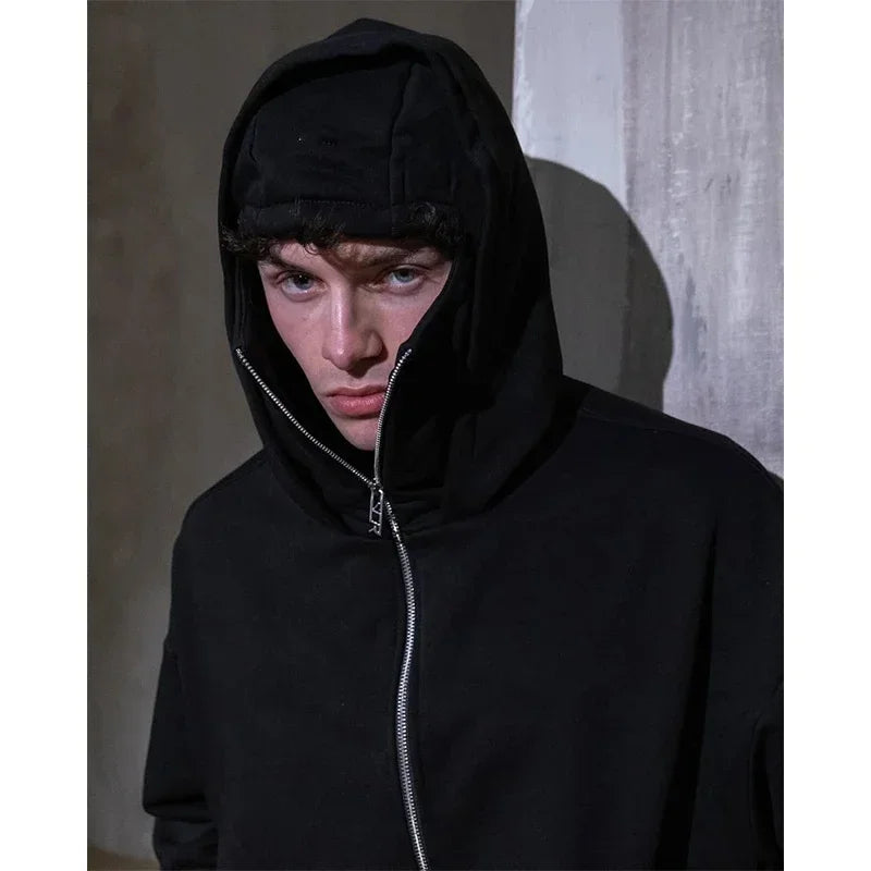 Men and women Balaclava Y2K Gothic Harajuku winter new item double