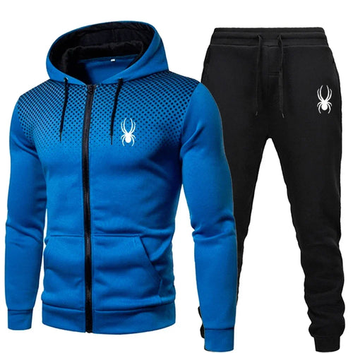 2025 popular two-piece men's sportswear jogging suit sportswear hooded
