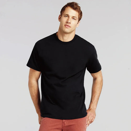 Men's t-shirts 100% Cotton Men t shirt O-Neck Solid Color Tshirt Man