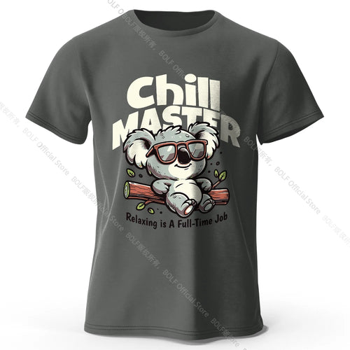 Whimsical Hand-painted Animal T-shirt 100% Cotton - Cute Cartoon Style