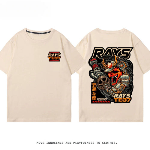 RA Wheel Rim TE37 Wheel Hub Modified Car Short Sleeve Men's and