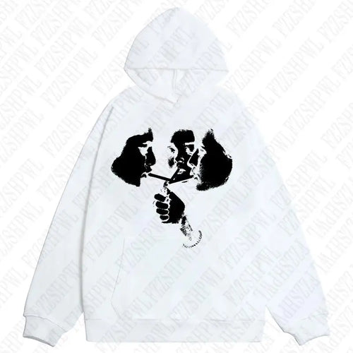 2025 hot trend 2000s men's fashion Harajuku Gothic pattern sports