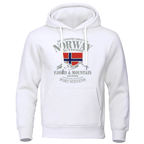 Norway FjordFashion High Quality Hoody Oversize Casual Mountain