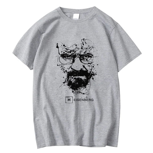 Men Fashion Casual Top Quality 100% Cotton Breaking Bad T Shirts Men