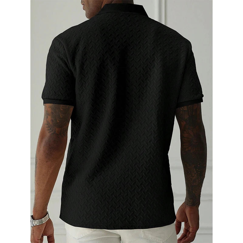 Mens Polo Shirt Summer Short Sleeve Male Polos Streetwear Man Tops