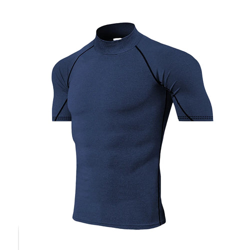 Compression T Shirt Men Quick Dry Short Sleeve Casual Summer