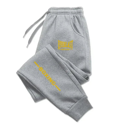 2025 Autumn Winter EVERLAST Printed Running Pants Men Women Outdoor
