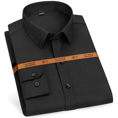 New men's dress shirt long sleeve thin free ironing business casual