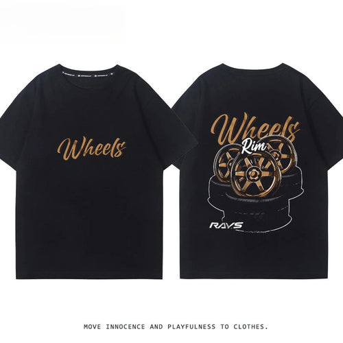 RA Wheel Rim TE37 Wheel Hub Modified Car Short Sleeve Men's and