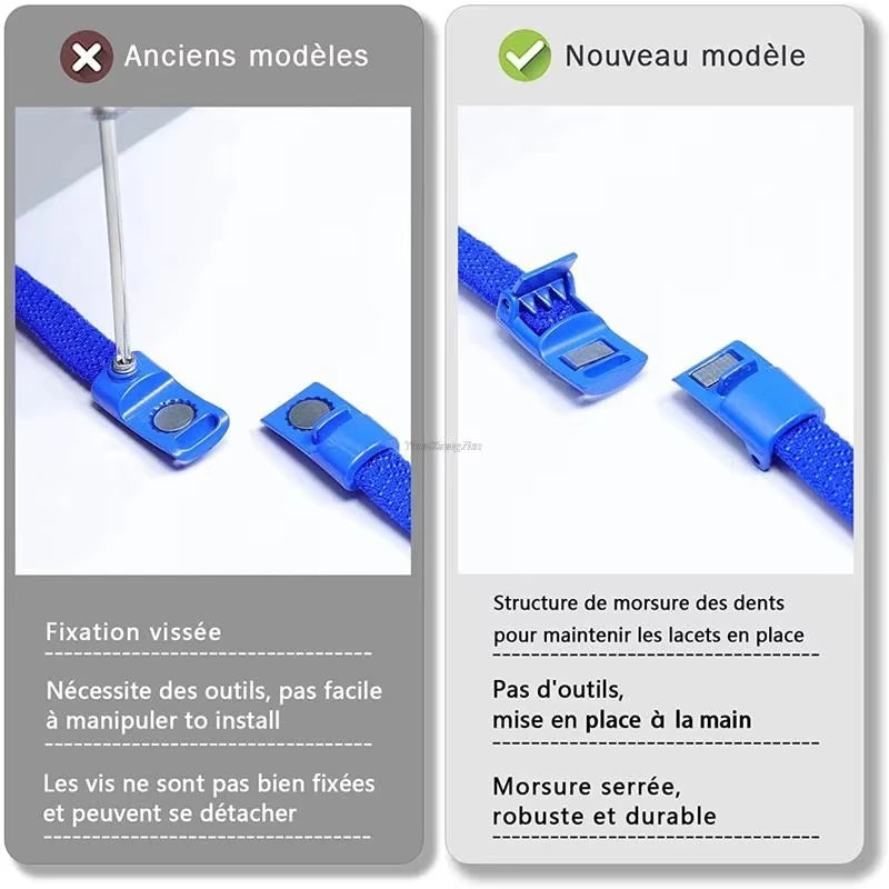 Magnetic Locking Shoelaces without ties Sneakers elastic laces