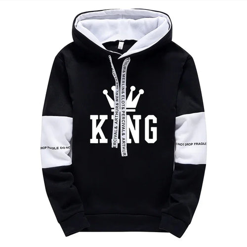 King Printing Mens Tracksuit Hot Sales Casual Hoodie Pants Streetwear