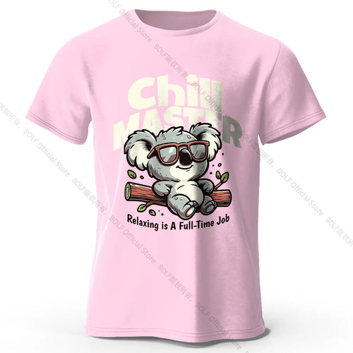 Whimsical Hand-painted Animal T-shirt 100% Cotton - Cute Cartoon Style