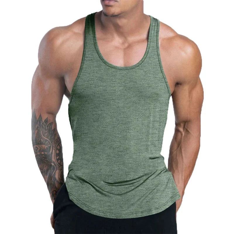 NEW Men's Fitness Tank Top Summer Training Undershirt men Basketball