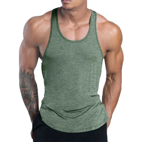 NEW Men's Fitness Tank Top Summer Training Undershirt men Basketball