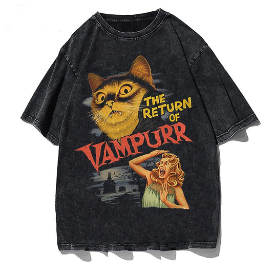 The Return Of Vampurr T-Shirt Men O Neck cool summer T Shirts Short