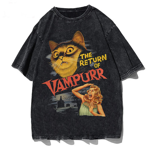 The Return Of Vampurr T-Shirt Men O Neck cool summer T Shirts Short