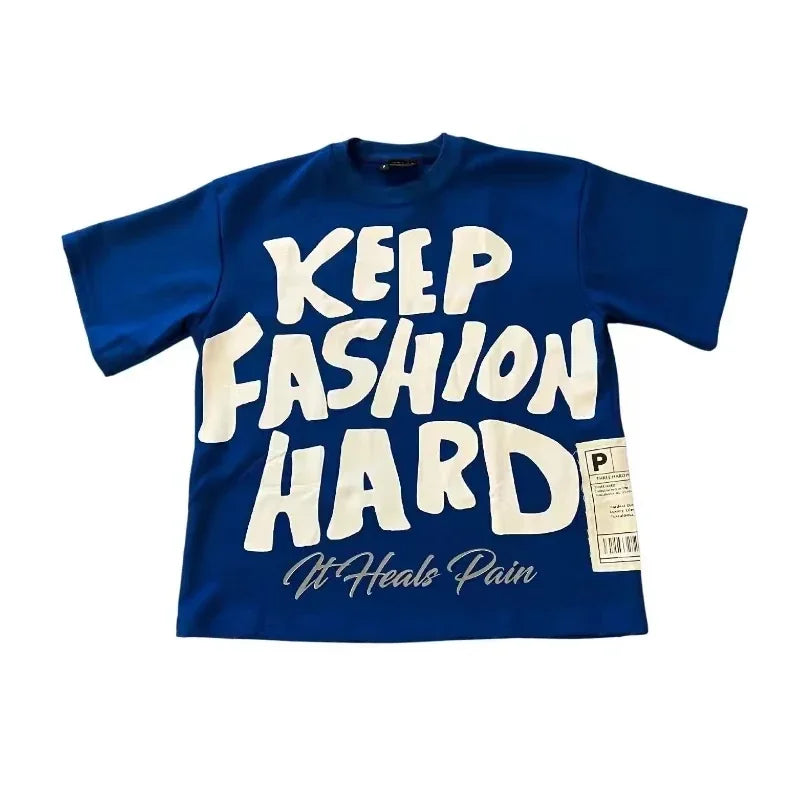 Graphic Round Neck Pure Cotton High Street New Women Printed T-shirt