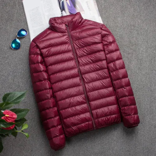 New Autumn And Winter Down Jacket Men's Fashion Hooded Super Light