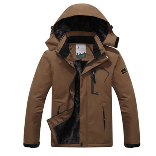 Winter Parka Men Windbreak Plus Thick Warm Windproof Fur Coats Male