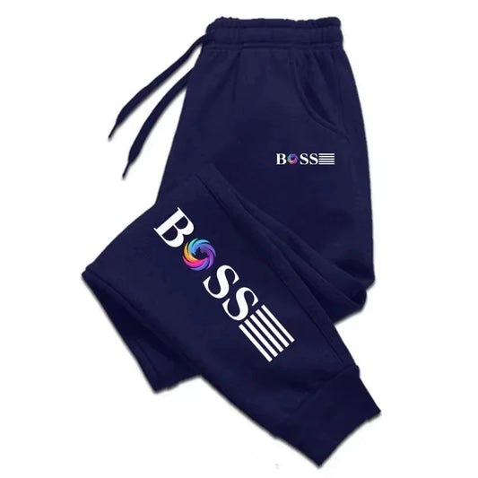 2025 New Men's Slow Running Sports Pants for Daily Leisure Boss Letter