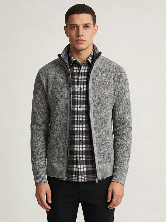 New Arrival Knitted Sweater Men Spring Autumn Casual Fleece Cardigan
