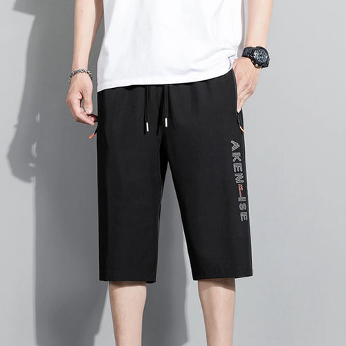 New Fashion Sports Shorts Men Elastic Waist Shorts Male Breathable