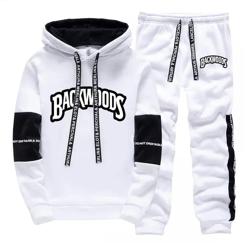 Mens Tracksuit Print Casual Single Piece Sweatshirts Sweatpants Daily