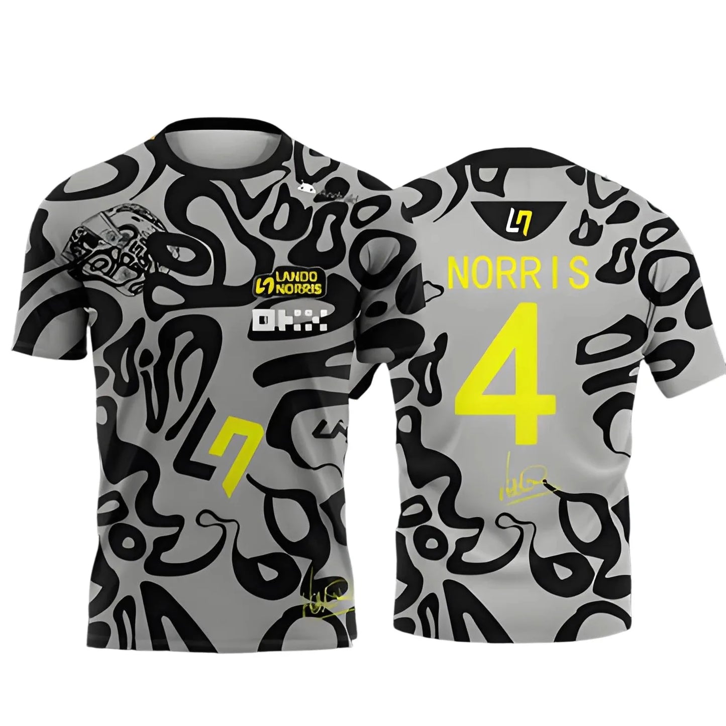 McLaren Racing Lando Norris Tee | 2025 NO.4 Edition Breathable
