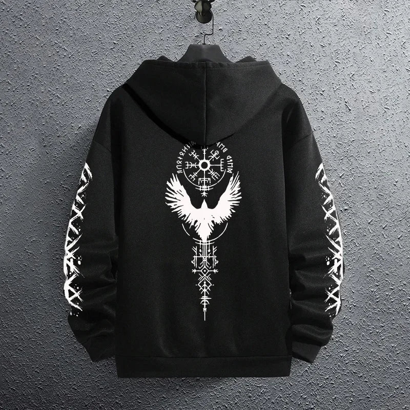 2025 Brand New Black Sweatshirts Autumn Winter Male Daily Casual