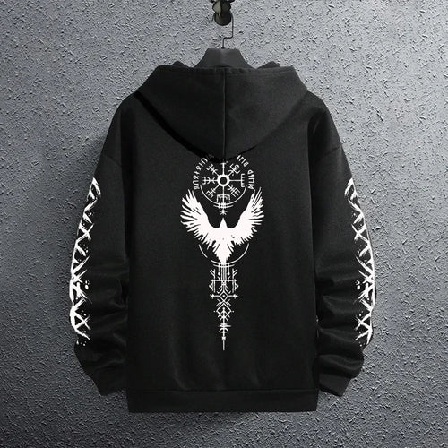 2025 Brand New Black Sweatshirts Autumn Winter Male Daily Casual