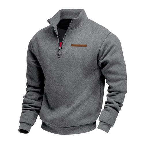 American autumn and winter heavy fleece long-sleeved men's sweater