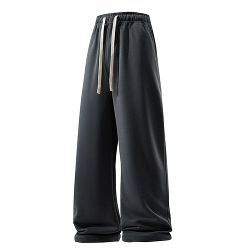 Wide Leg Pant Fashion Causal Breathable Men Sweatpant Male Autumn