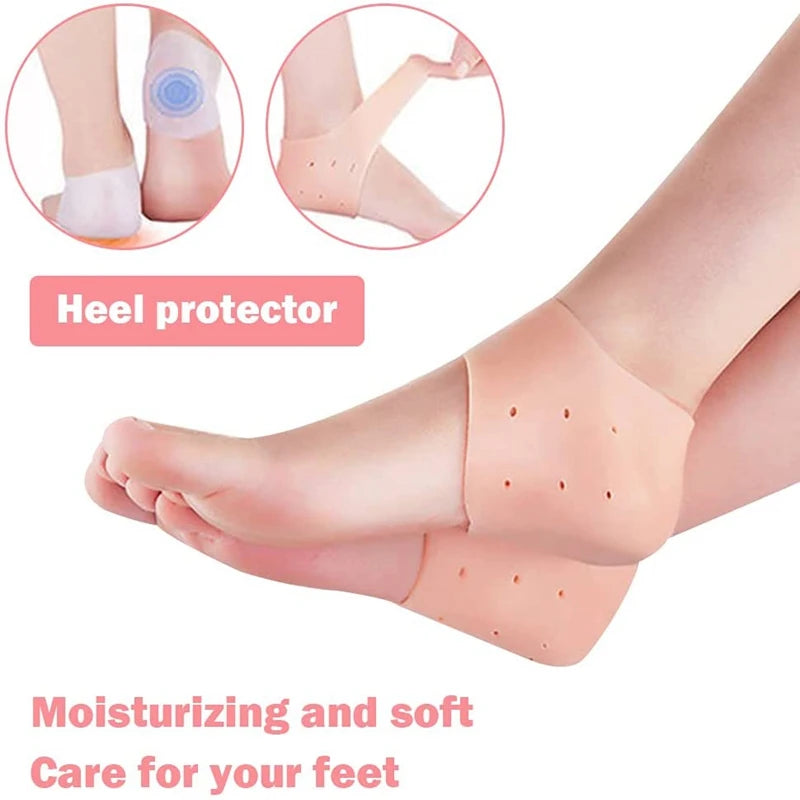 Silicone Heel Protectors Metatarsal Pads Forefoot Gel Heel Pad Plantar