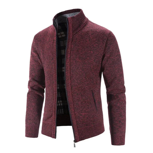 New Arrival Knitted Sweater Men Spring Autumn Casual Fleece Cardigan
